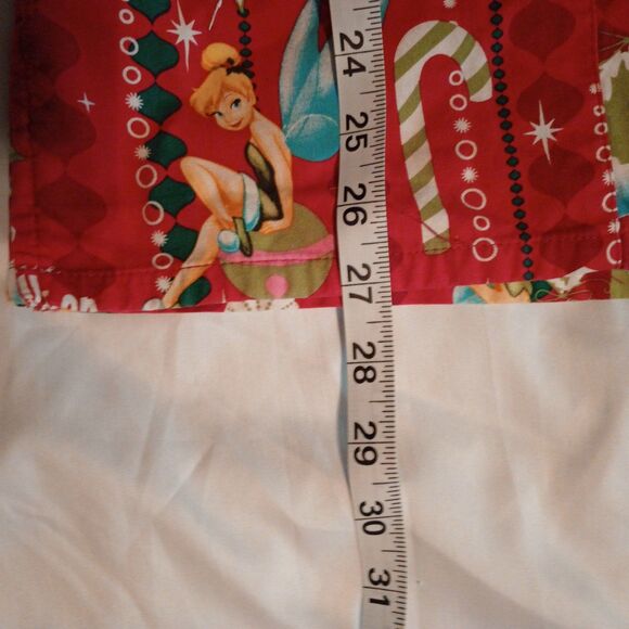 Lot of 2 Halloween Women's Scrub Tops Disney & Scooby-Doo Sz L Holiday Fun - Picture 10 of 11